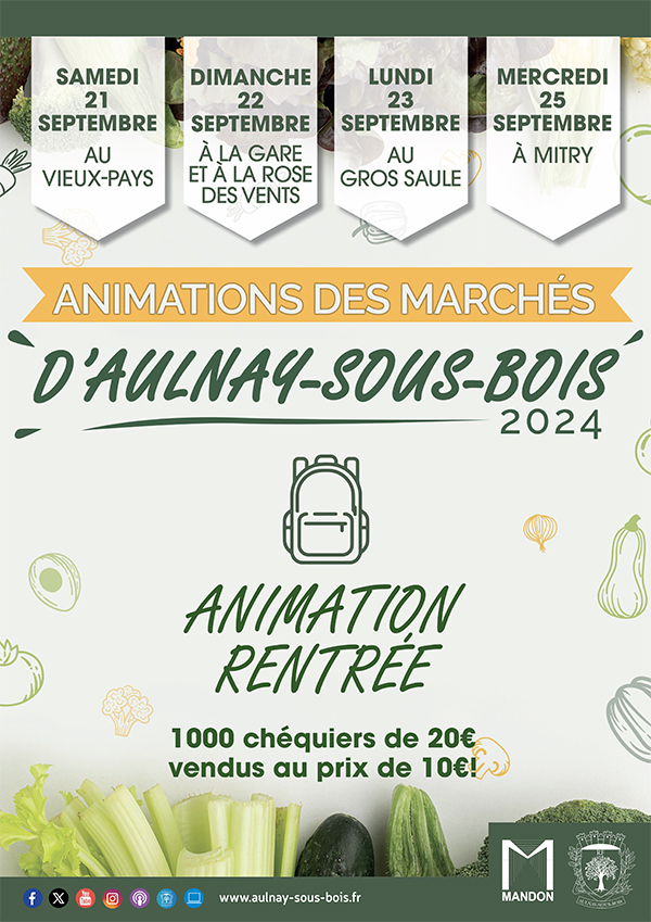 Animation marché rentrée